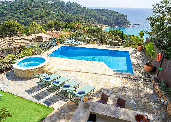 Toni Vistas Mar Piscina Jacuzzi Aire Acondicionado Villa Lloret de Mar