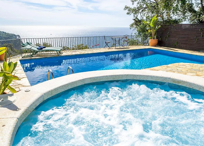 Villa Toni Vistas Mar Piscina Jacuzzi Aire Acondicionado
