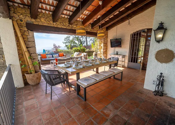 Villa Toni Vistas Mar Piscina Jacuzzi Aire Acondicionado Lloret de Mar