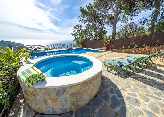 Toni Vistas Mar Piscina Jacuzzi Aire Acondicionado וילה *