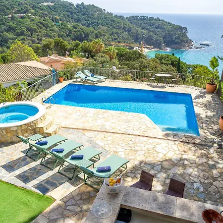 Toni Vistas Mar Piscina Jacuzzi Aire Acondicionado فيلة يوريت دي مار